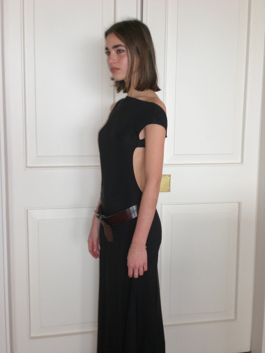 Vestido lisa negro